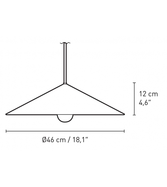 BT1001 Pendant Lamp No 1 Carl Hansen & Søn Lampada a Sospensione