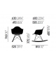 Ready for shipping - Eames Plastic Armchair RAR Vitra Rocking Chair