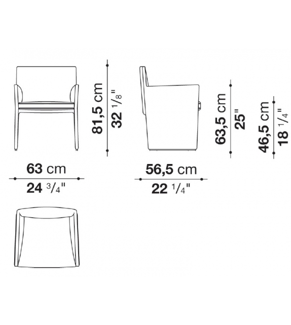 Posa B&B Italia Project Sillón