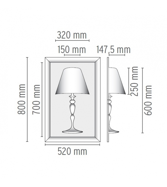 Abajourd' Hui Small Flos Lampada da Parete