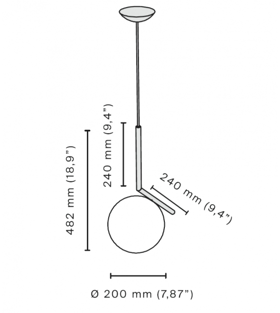 IC S1 Flos Hängeleuchte