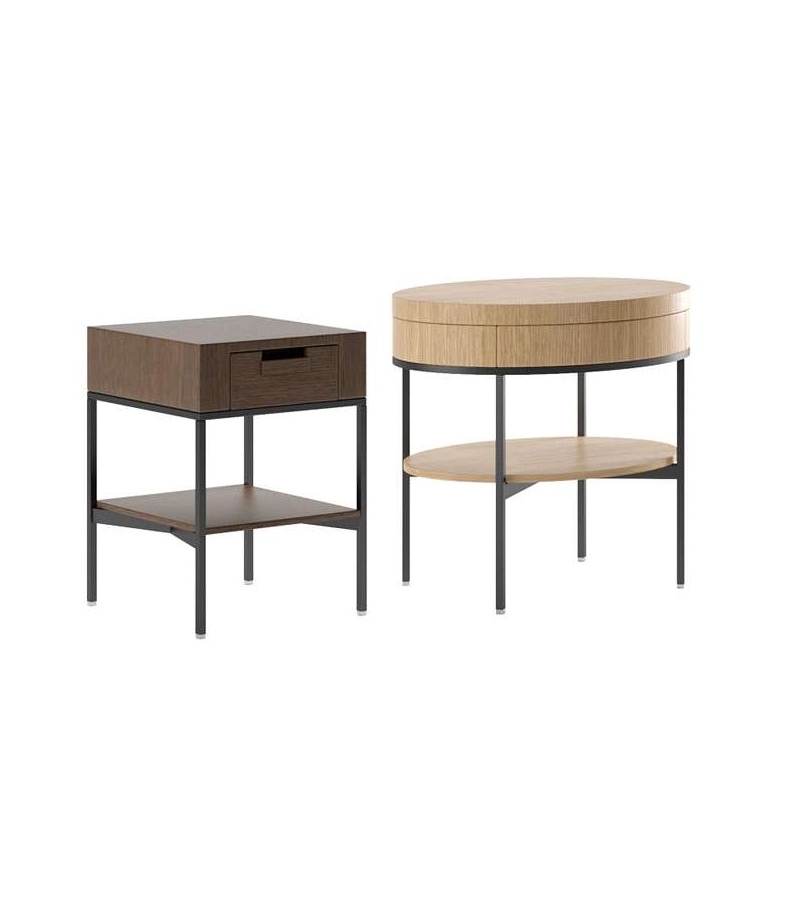 Ebe Maxalto Side Table with Drawer - Milia Shop