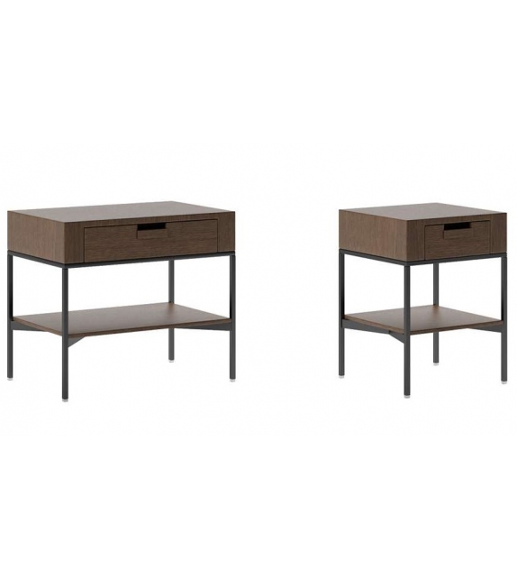 Ebe Maxalto Side Table with Drawer