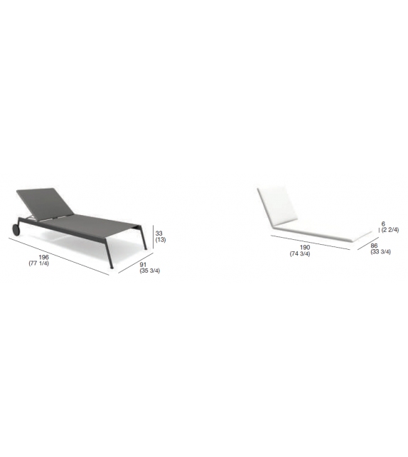 Piper 007 Roda Sunlounger