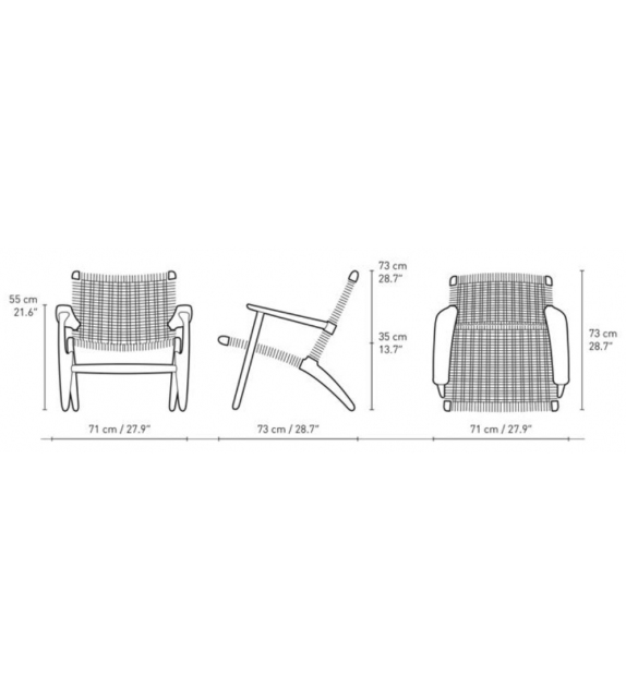 CH25 Lounge Chair Carl Hansen & Søn