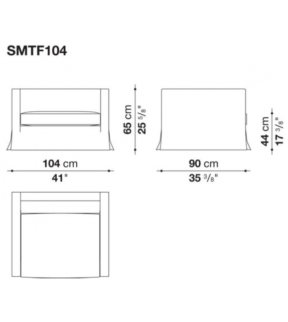 Simpliciter Maxalto Poltrona con Fodera