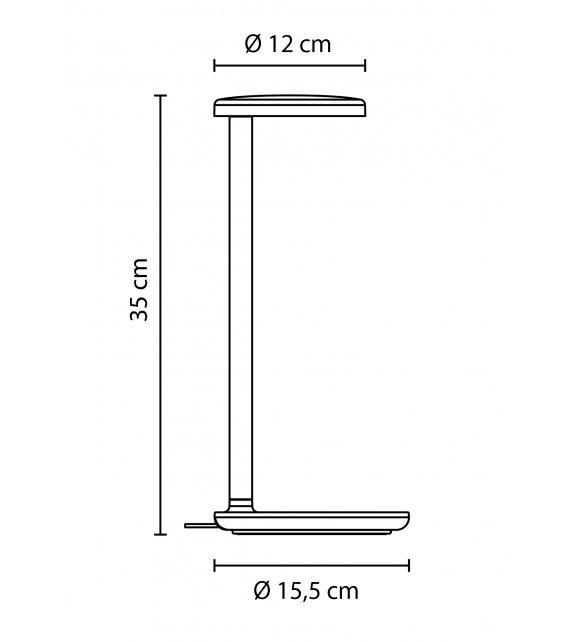 Oblique Flos Làmpara De Mesa