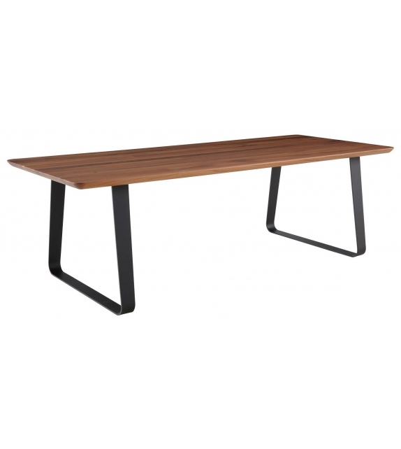 Vilna Ligne Roset Table avec Plateau en Bois