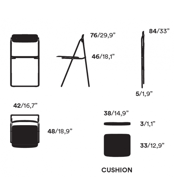 Con.fort Opinion Ciatti Folding Chair