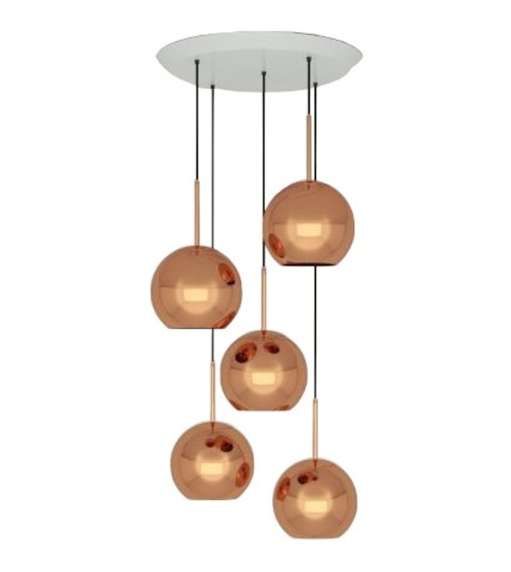 Copper 25 Tom Dixon Sistema de Suspensión