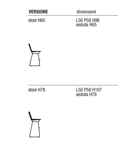 Neil Twist Stool MDF Italia Outdoor