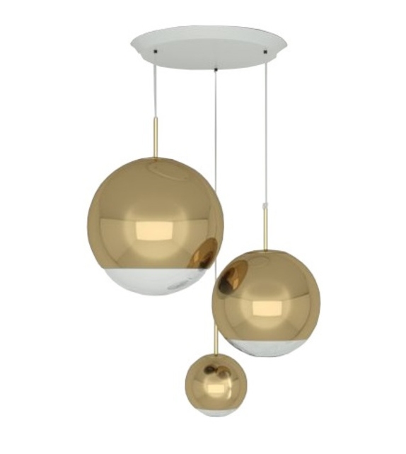 Mirror Ball Range Tom Dixon Sistema de Suspensión