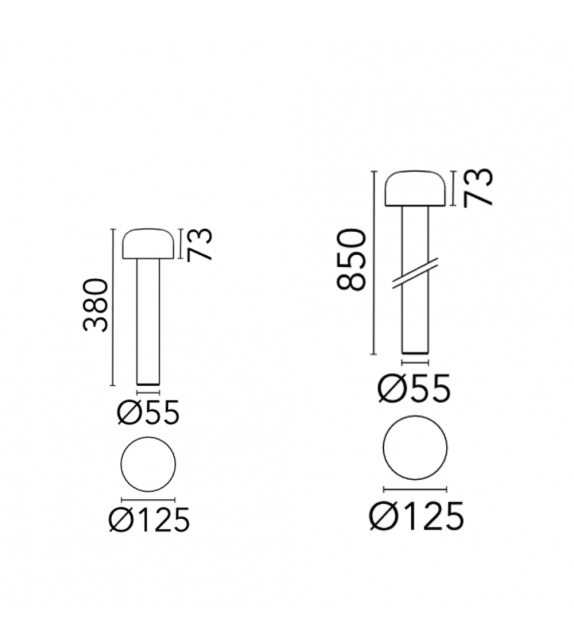 Bellhop Bollard Flos Lampadaire