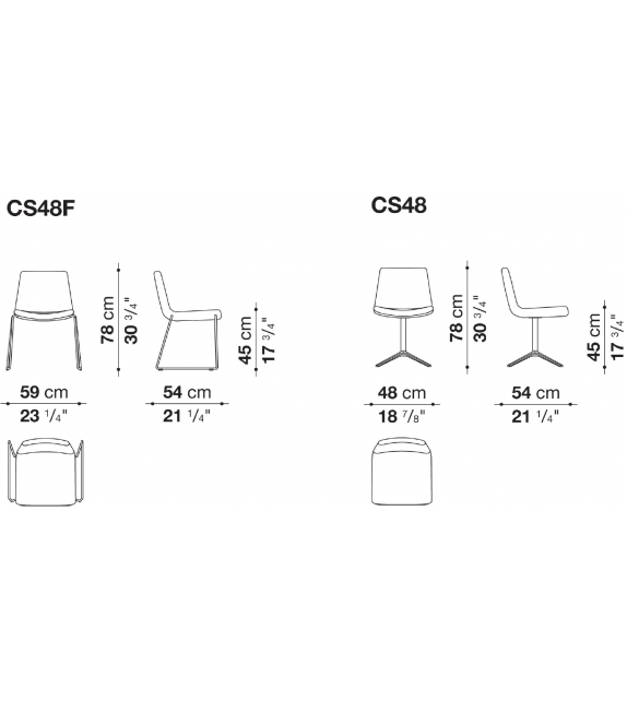 Cosmos B&B Italia Project Chaise