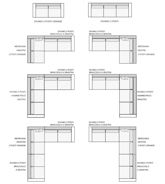 Enki Ligne Roset Divano