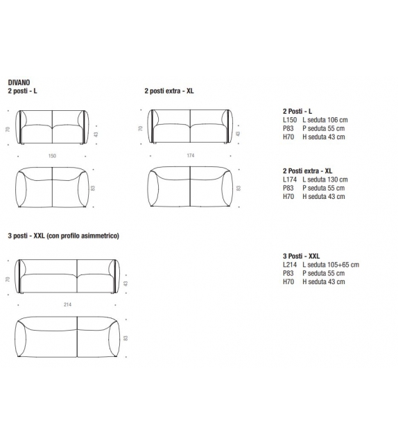 Mia MDF Italia Sofa