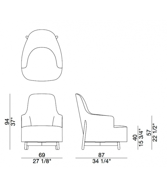 Copine Wood Porada Bergere