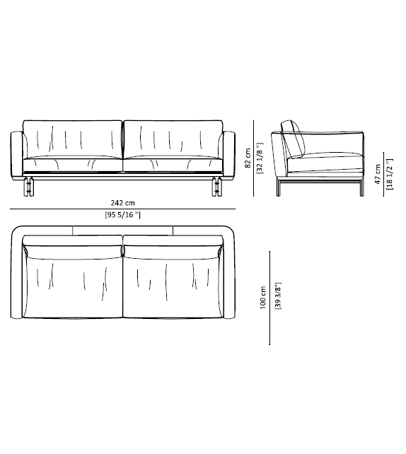 Dromo Paolo Castelli Sofa