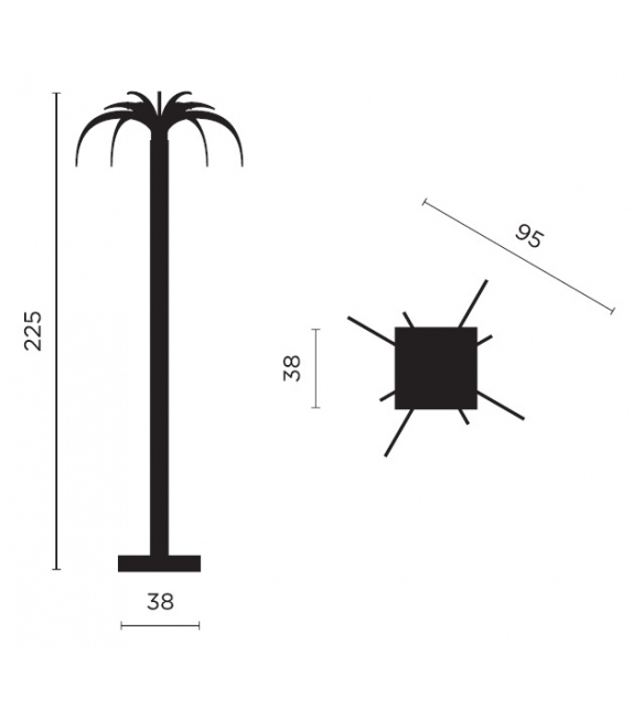 Sanremo Poltronova Lampadaire