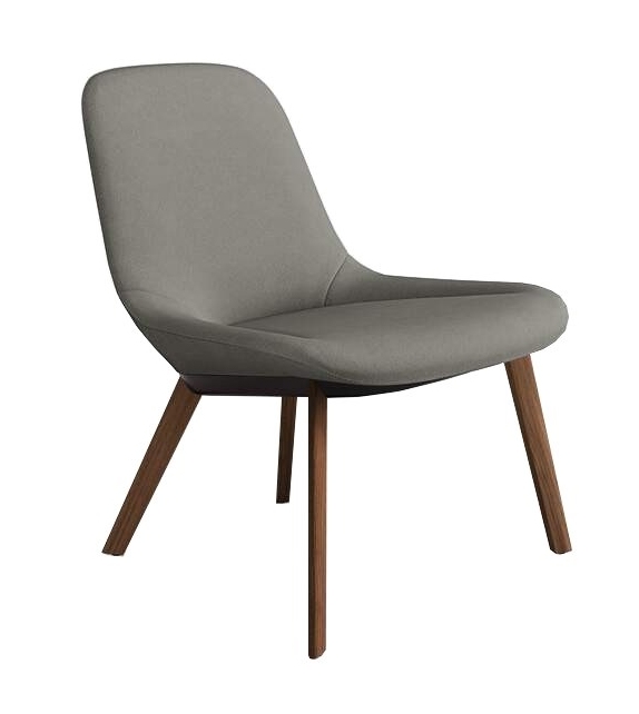 Sheru Walter Knoll Armchair with Wooden Legs