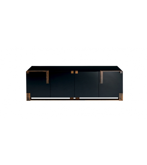 Black & Gold Paolo Castelli Buffet / Meuble Cabinet