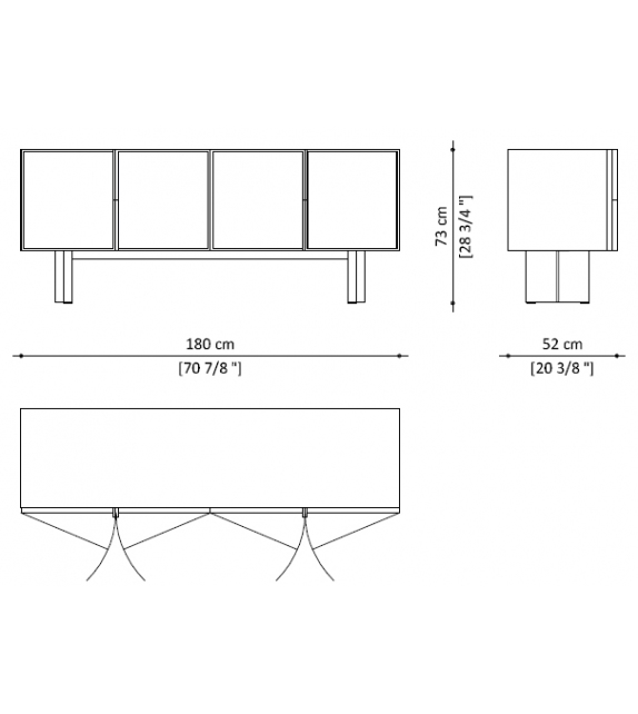 Fine Collection Sideboard Paolo Castelli