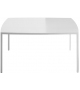 Tense Curve White MDF Italia Table