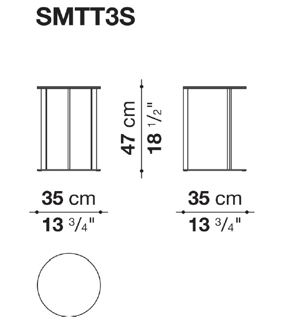 Prêt pour l'expédition - Elios Maxalto Table Basse