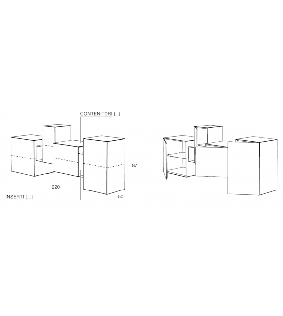 Brooklyn Minotti Italia Credenza