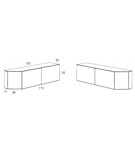 Canto Minotti Italia Meuble de Rangement