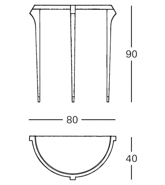 7400 Agrilo Zanotta Console