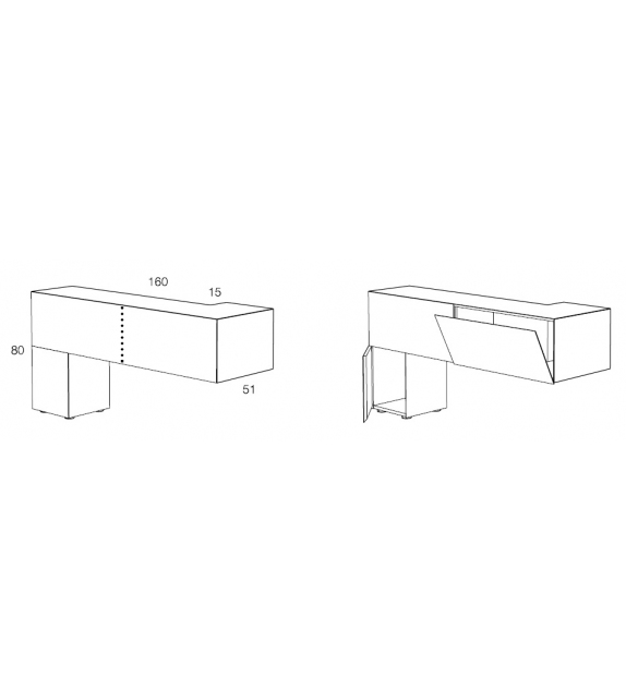 Formosa Adagiata Minotti Italia Buffet