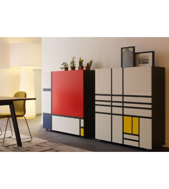 Homage to Mondrian 1 Cappellini Mueble Contenedor