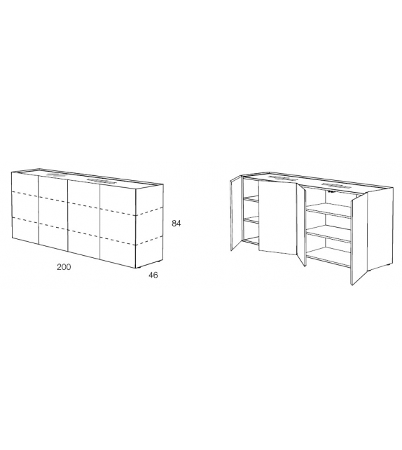 Km Minotti Italia Sideboard