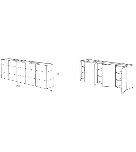 Km Minotti Italia Credenza / Madia