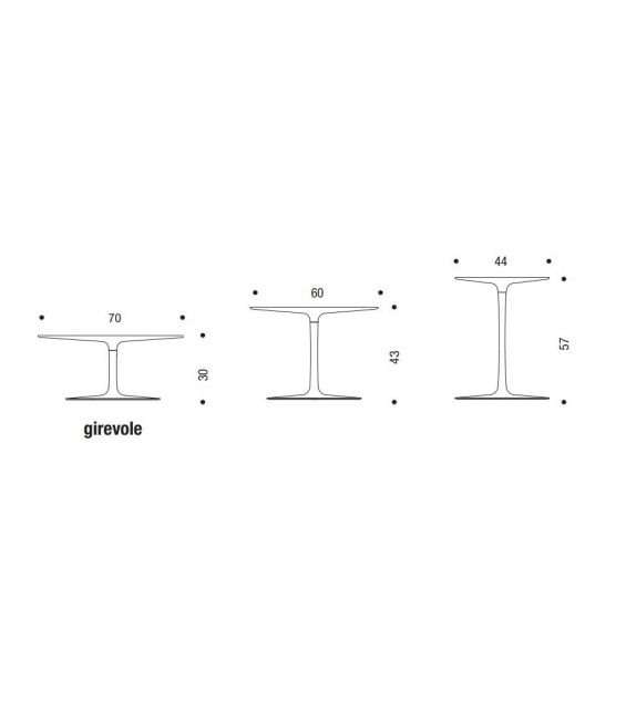 Flow Low Table MDF Italia Mesita