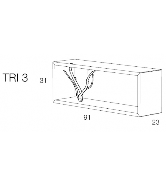 Tri Minotti Italia Étagère / Conteneur