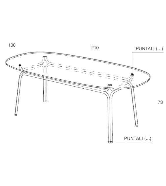 Tubi Minotti Italia Tisch