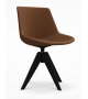 Flow Leather Chair 4 Legs VN Steel MDF Italia