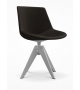 Flow Leather Chair 4 Legs VN Steel MDF Italia