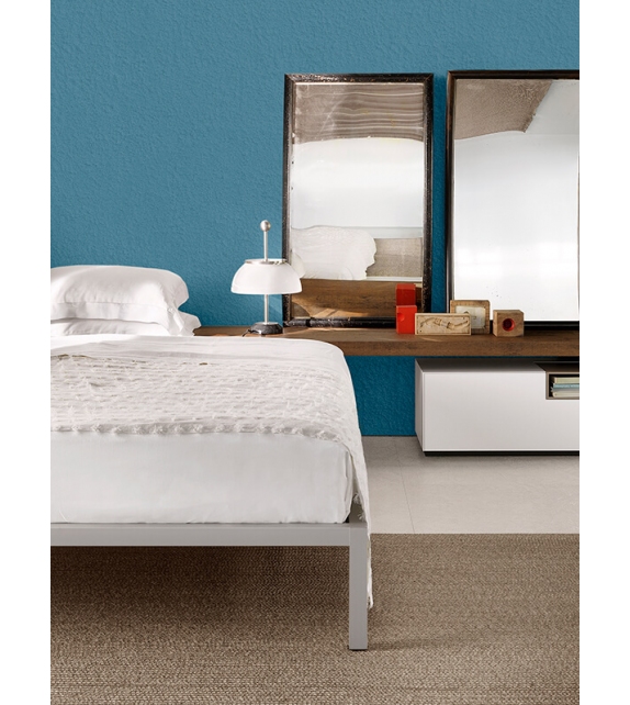 Aluminium Bed MDF Italia Letto