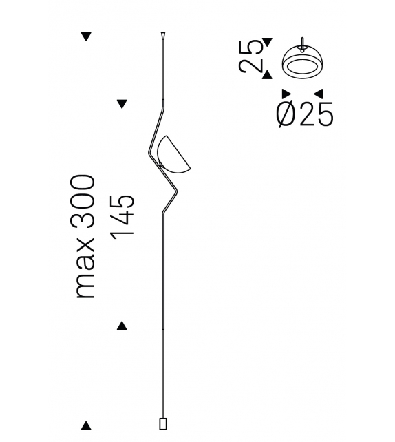 Tramonto Cattelan Italia Ceiling Lamp