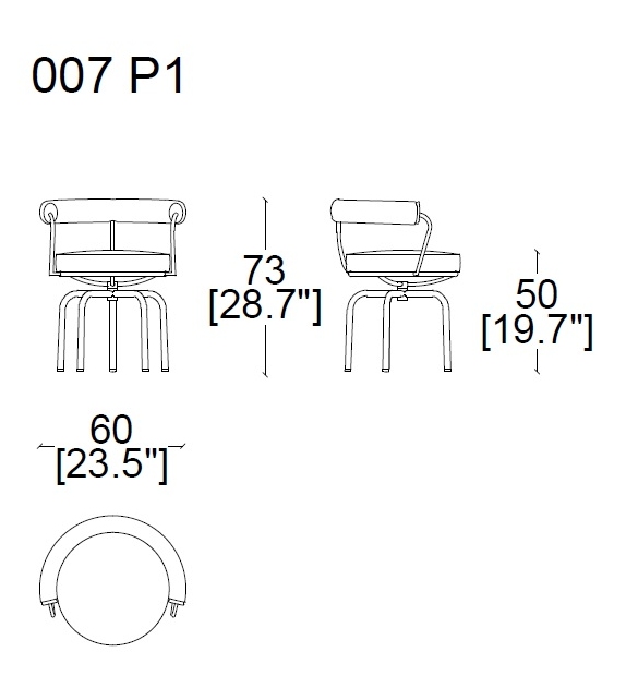 LC7 Pro Cassina Sillón