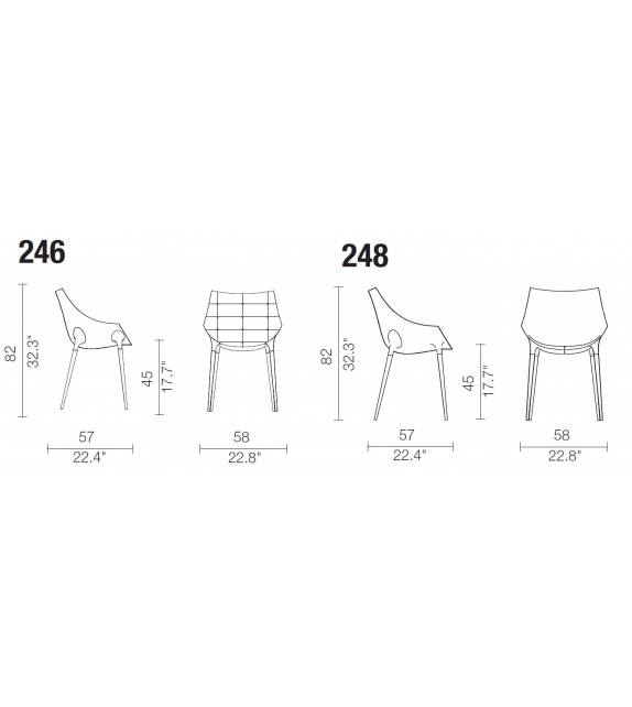 246 - 248 Passion Pro Cassina Chair