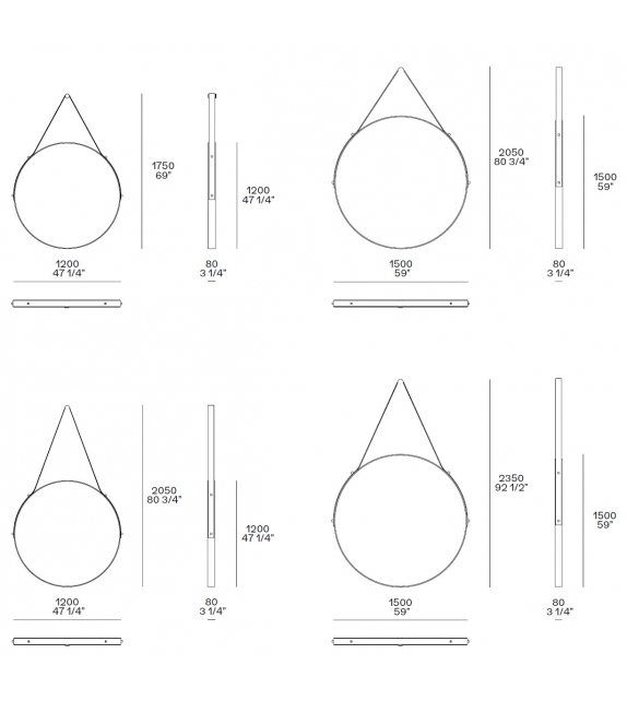 Drop Poliform Miroir