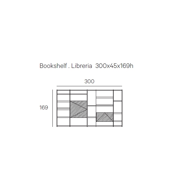 Cage-C Henge Bücherregal