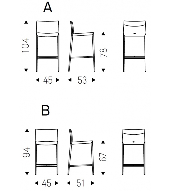 Norma Cattelan Italia Stool