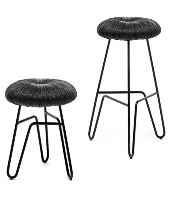 Donut All Black Mogg Stool