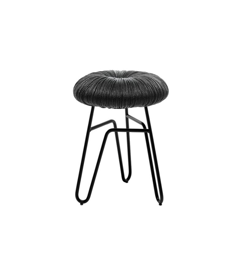 Donut All Black Mogg Stool