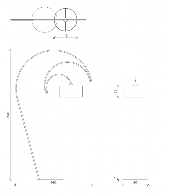 Sott'archi Mogg Lampadaire